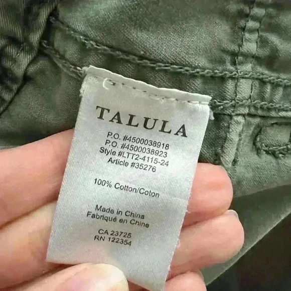 Vintage  Talula Aritiza Women’s Trooper Utility Green Normcore Jacket XXS - Picture 13 of 16